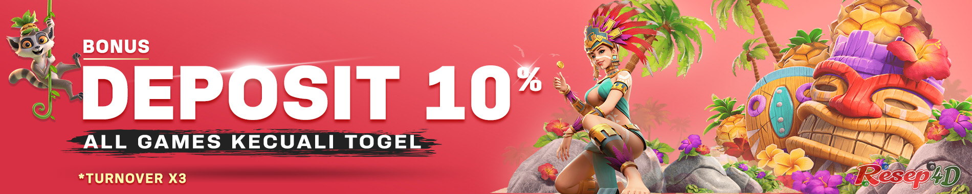 BONUS DEPOSIT 10%